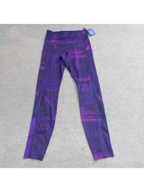 Brooks Womens Tights Small Blue Method Matrix High Waisted NEW